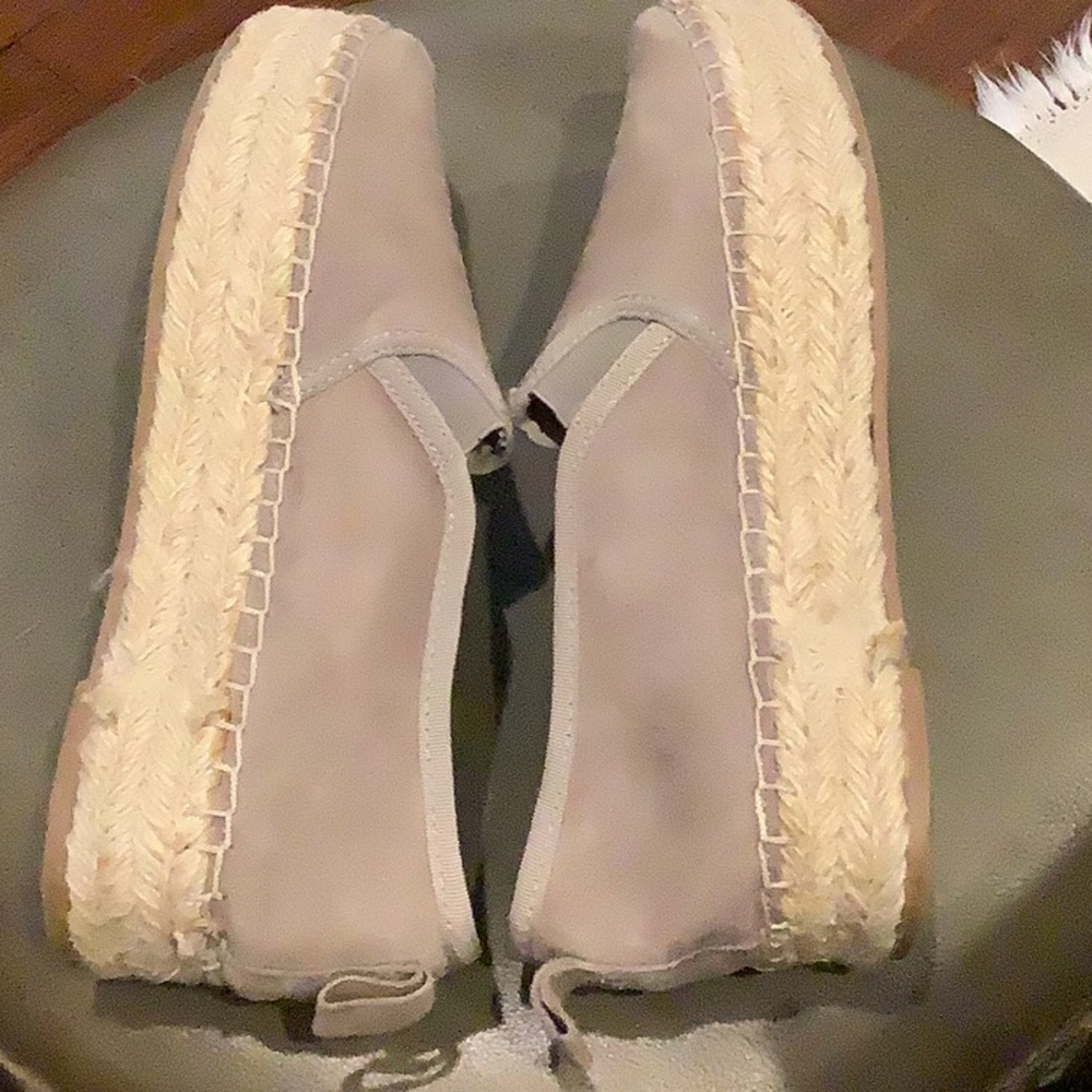 Sam Edelman Carrin Espadrilles Taupe Size 8.5 - Picture 5 of 9
